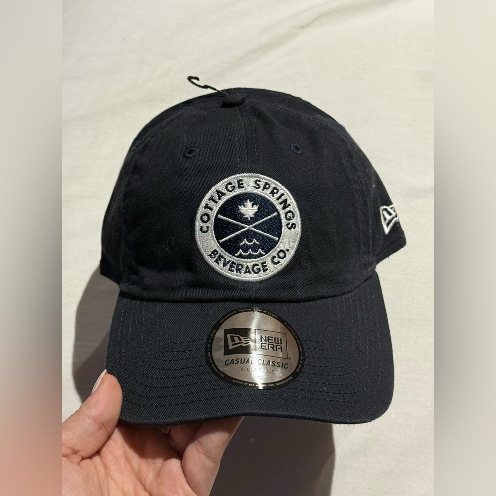 New Era Navy Cottage Springs Beverage Co. Embroidered Cap